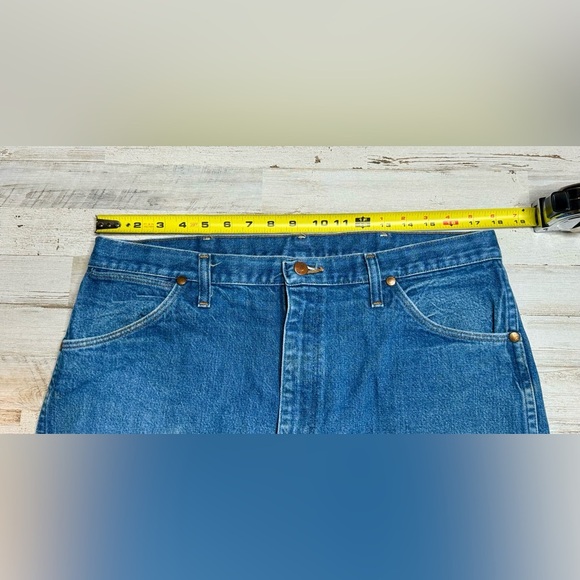 Wrangler Jeans Men's 38x34 Blue Cowboy Western Outdoors 13MW2WK - Picture 5 of 10
